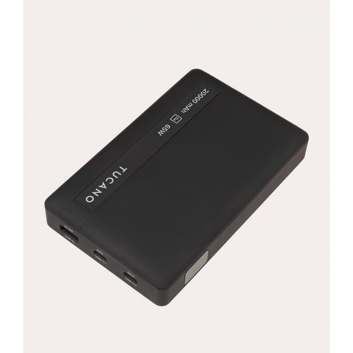 Produktbild Tucano Power bank per laptop, 20000 mAh, Schwarz (20000 mAh, 65 W)