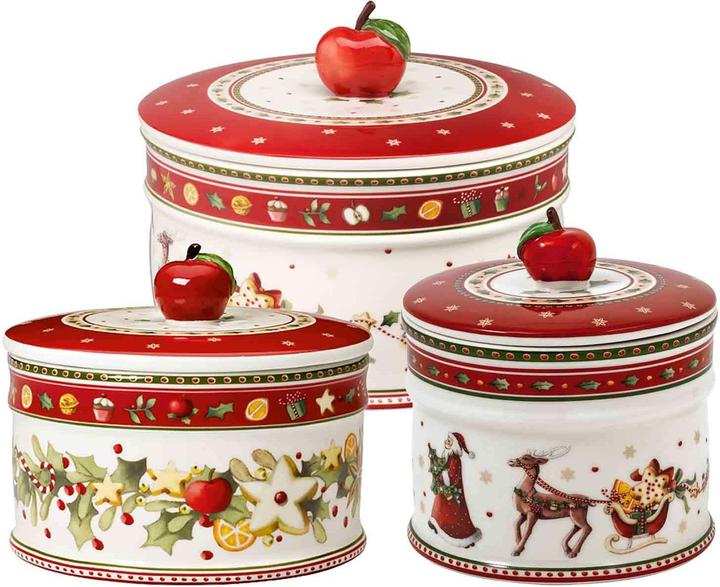 Villeroy & Boch Winter Bakery Delight Gebäckdosen-Set (0.42 l)
