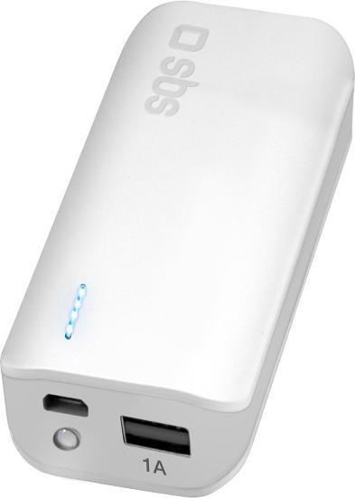 Immagine prodotto SBS Powerbank compatto 6600 mAh (6600 mAh, 24.42 Wh)