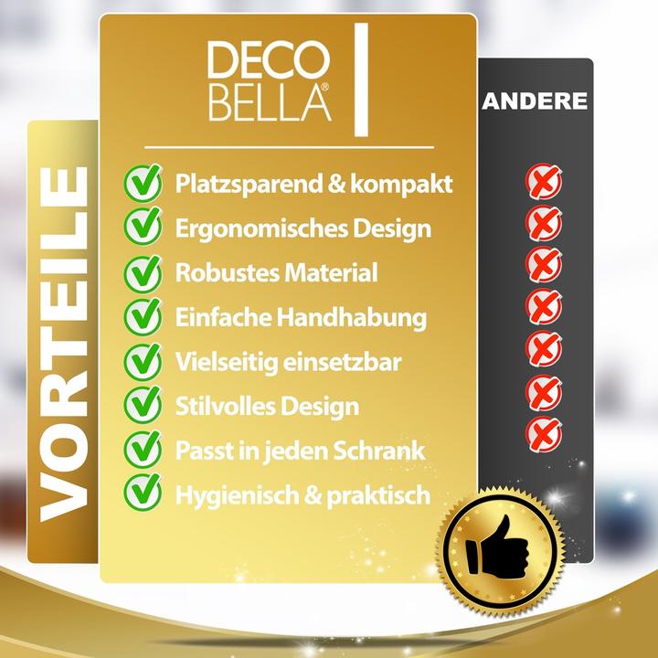 Productafbeelding DecoBella Set van 6 kleerhangers (6 x)