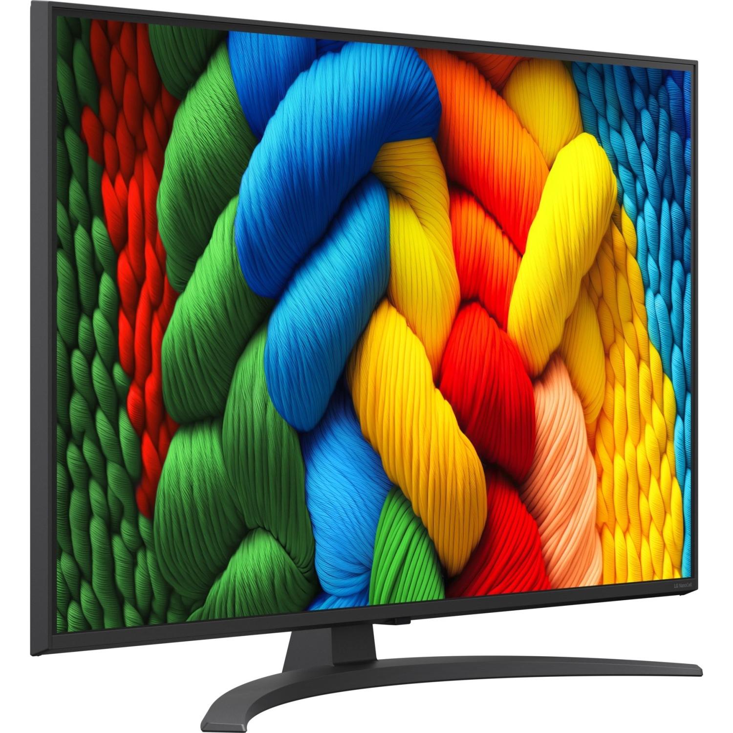 LG 43NANO81A6A (43", Nano-Cell, 4K, 2025), TV, Schwarz