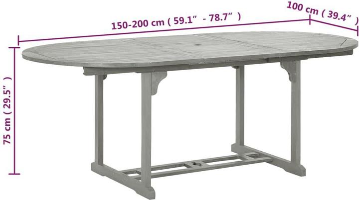 Produktbild vidaXL Esstisch