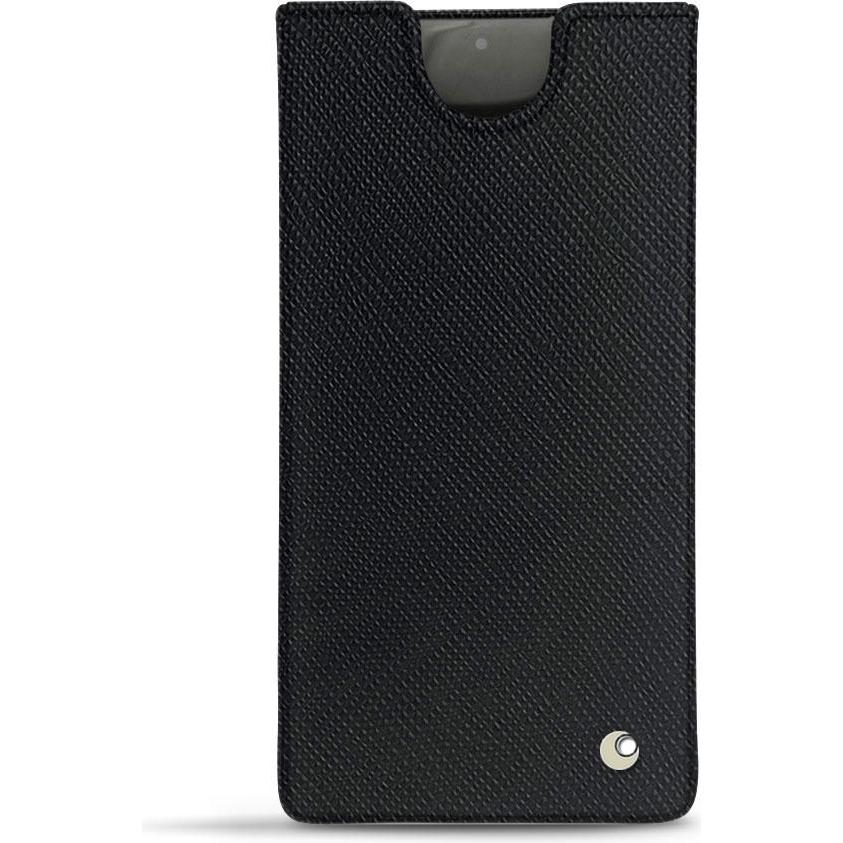 Noreve Lederschutzhülle (Samsung Galaxy Note 10+), Smartphone Hülle, Schwarz