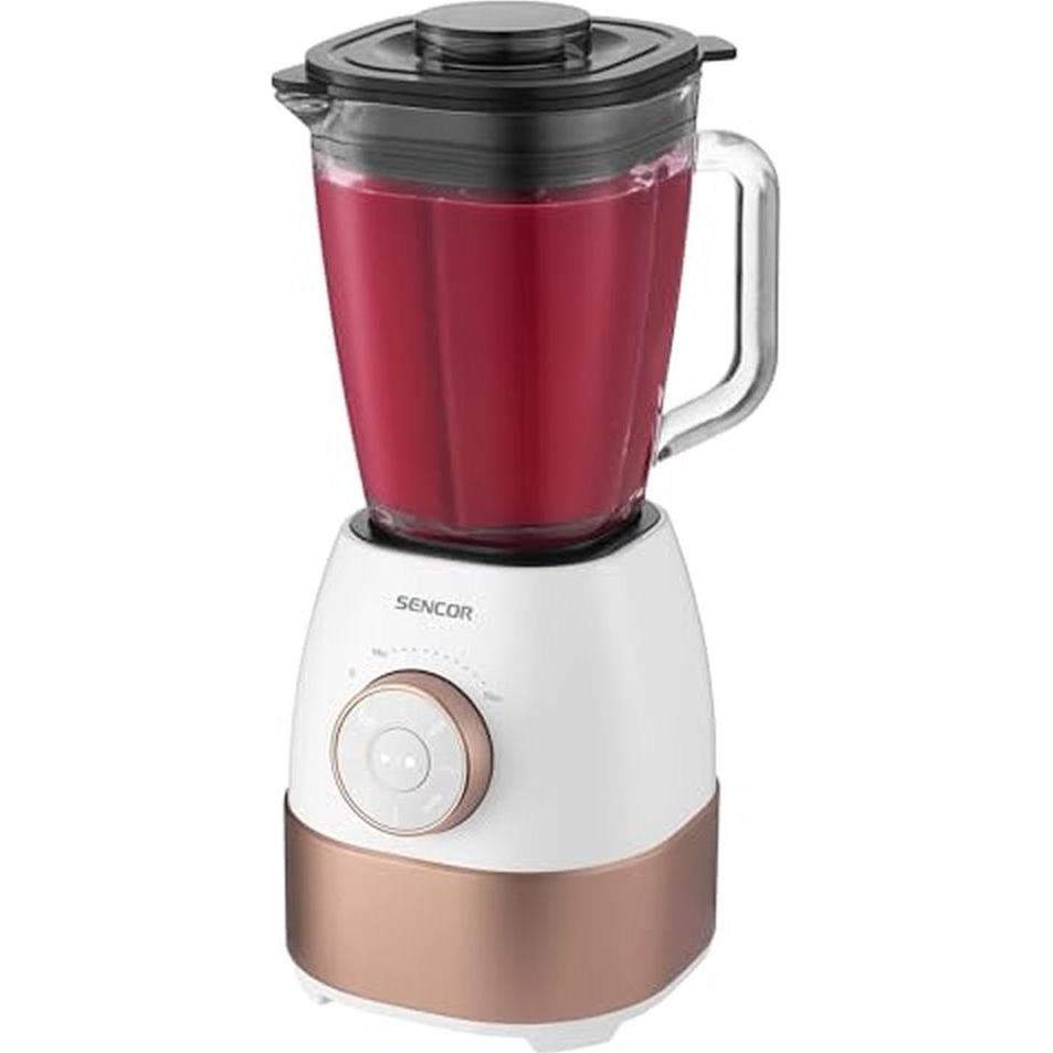 Sencor Professioneller Hochleistungsmixer mit 6 Titanmesser und 4 Programmen (1800 W) (SBL 5870GD)
