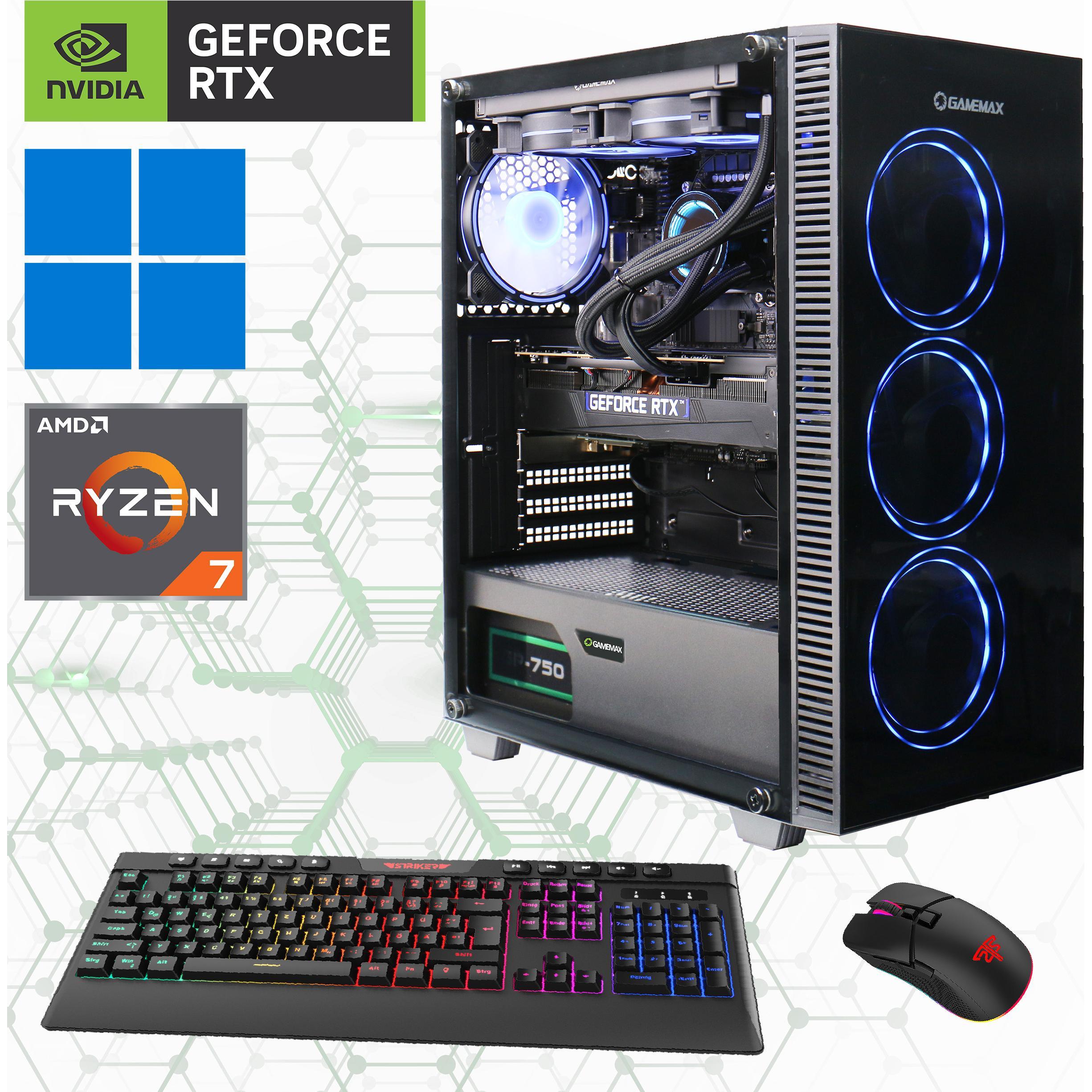 Hyrican Gamemax Draco XD 7309 R7-5700X 32GB/2TB SSD RTX4070 Super Win 11 (AMD Ryzen 7 5700X, 32 GB, 2000 GB, GeForce RTX...