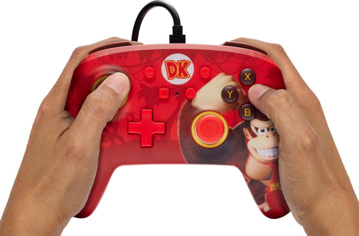 Produktbild PowerA Switch Controller Enhanced wired Donkey Kong Flex (Switch OLED, Switch)