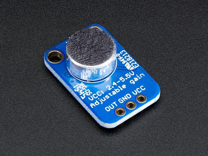 Image du produit Adafruit Amplificateur de microphone à électret MAX4466 (Haut-parleurs)