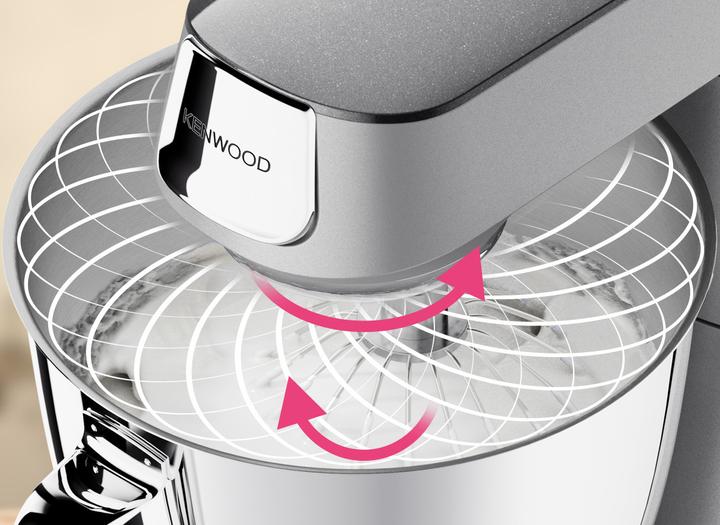 Actual product image Kenwood Titanium Chef Baker XL Silber (1200 W)