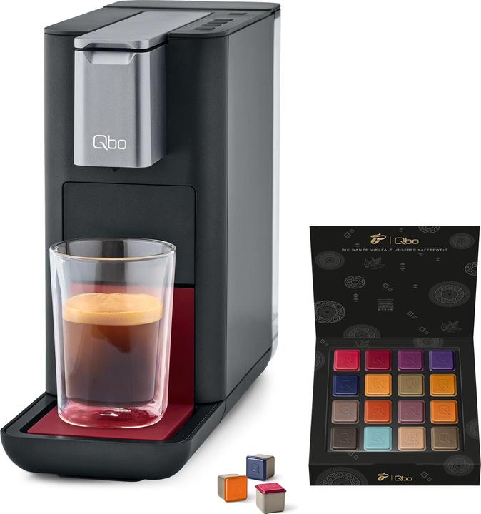 Produktbild Tchibo Qbo ESSENTIAL Kapselmaschine inkl. 16 recyclebare Qbo Kapseln