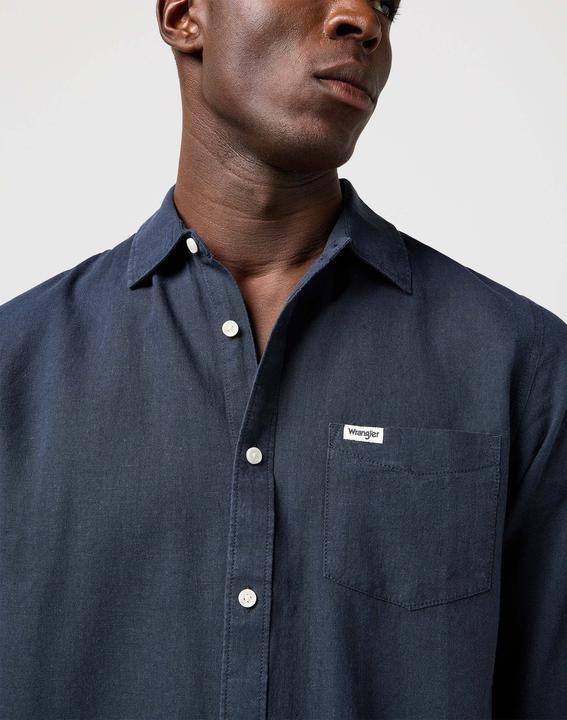 Produktbild Wrangler Leinenhemd 1 Pkt Shirt (M)