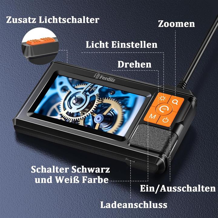 Actual product image Ferdiiz Endoscope camera P430-10M