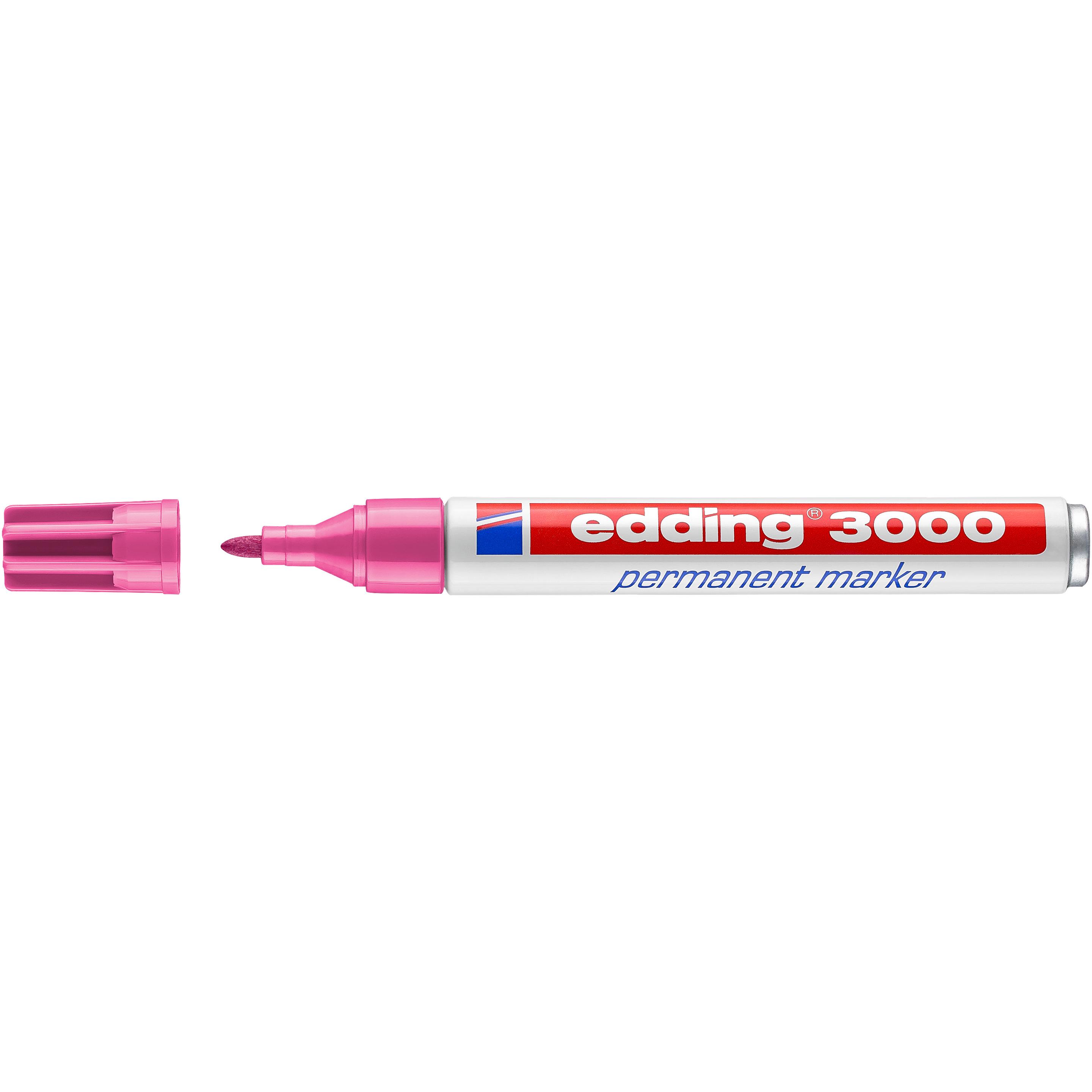 Edding, Marker, Permanent Marker 3000 (Rosa, 3 mm, 1 x)