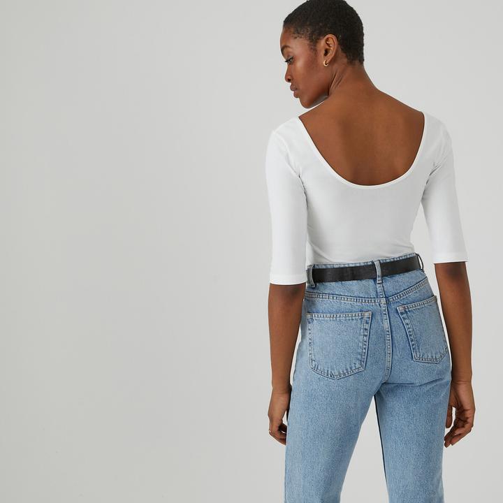 Immagine prodotto La Redoute Collections Maglietta con scollo a ballerina (XS)