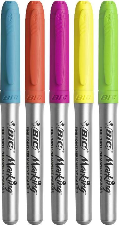 Produktbild Bic Intense (Gelb, Hellgrün, Rosa, Orange, Blau, 1.80 mm, 5 x)