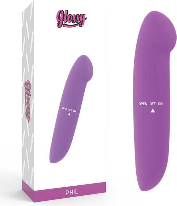 Glossy Phil Vibrator Paars