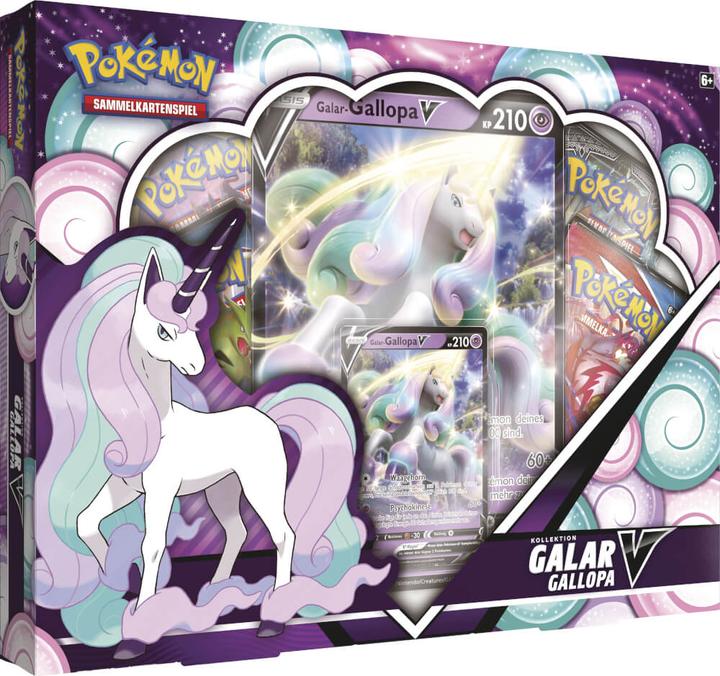 Produktbild Pokémon Galar-Gallopa V-Box (Deutsch, Booster Pack)