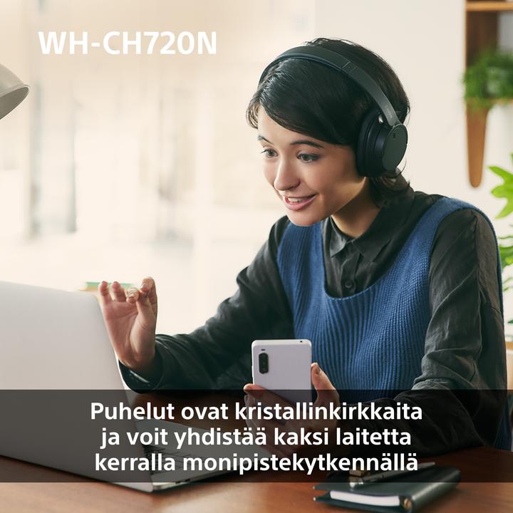 Produktbild Sony WH-CH720N (DNC, 35 h, Kabelgebunden, Kabellos)