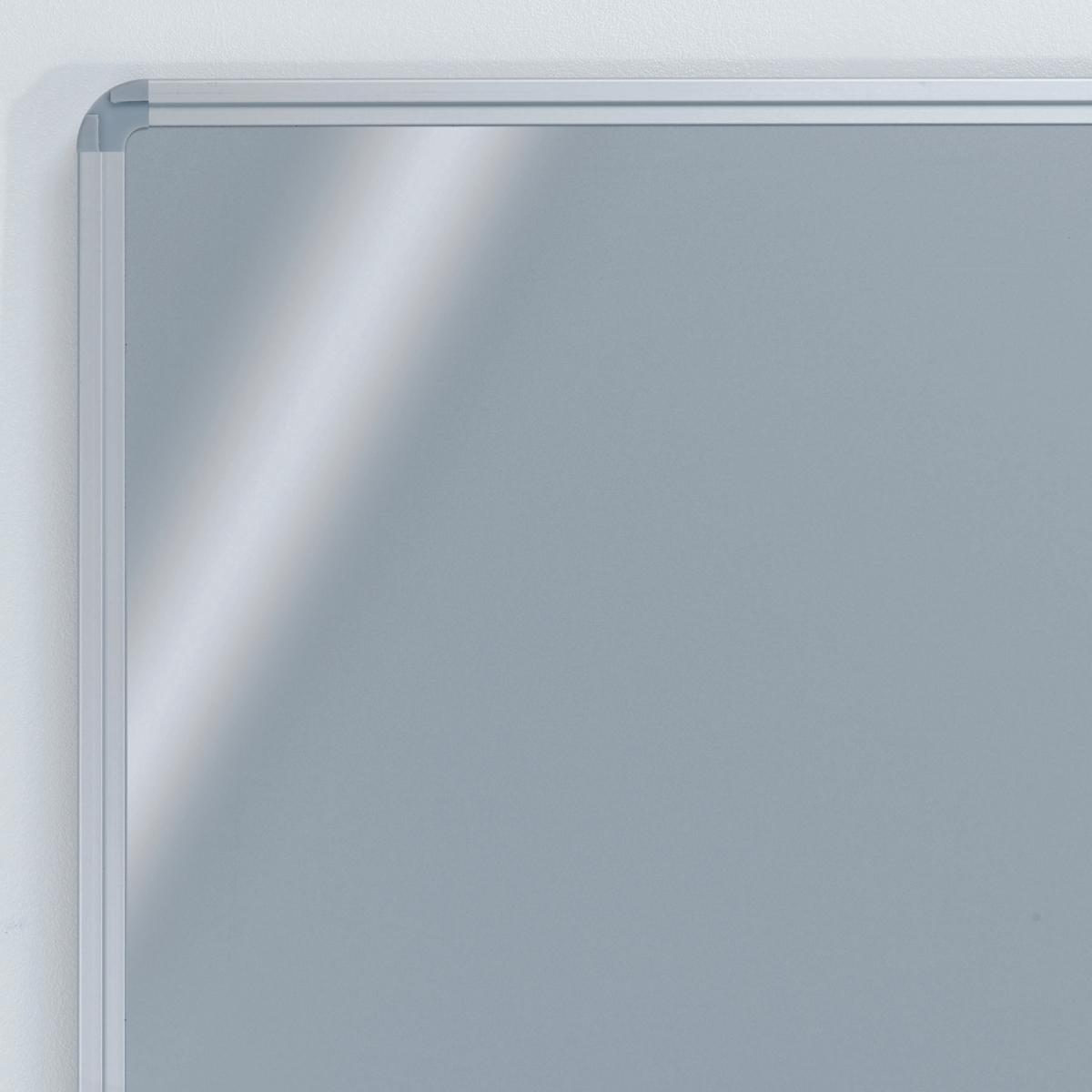 Ultradex, Präsentationstafel, Stellwandtafel beidseitig Metalldesign B2000xH1200xT22mm weissaluminium RAL9006 (200 x 120...