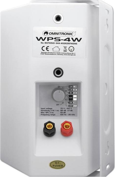 Produktbild Omnitronic WPS-4 (1x 40 W)
