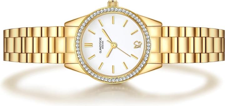 Produktbild Glanzstücke München Damen Quarzuhr gelbgold Edelstahl gelbgold - 38000 (Analoguhr, 25 mm)