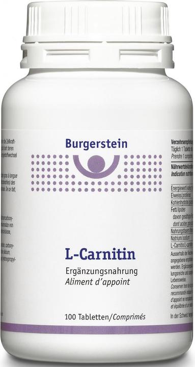 Actual product image Burgerstein L-carnitine (1 Piece, Pills, 134 g)