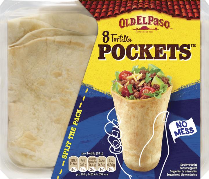 Image du produit Old El Paso Tortilla Pockets 8 Stück (300 g)