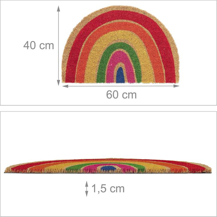 Produktbild Relaxdays Fussmatte (60 x 40 x 1.5 cm)
