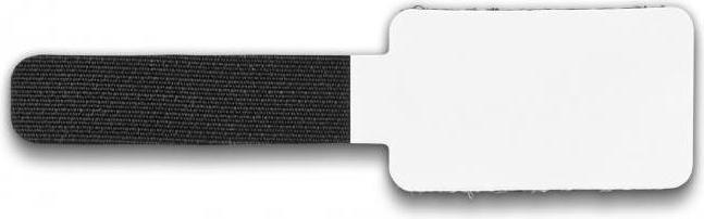 Produktbild Delock Klettkabelbinder selbstklebend Schwarz 90 mm x 24 mm (Klettkabelbinder, 90 mm, 10 Stk.)