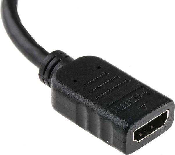 RS PRO DisplayPort cable A Display connection B HDMI - socket, 150mm (0.15 m)