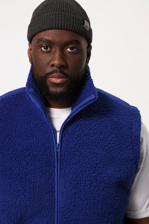 Actual product image Sthuge teddy fleece gilet FLEXLASTIC®, stand-up collar, up to 8 XL (XXL)