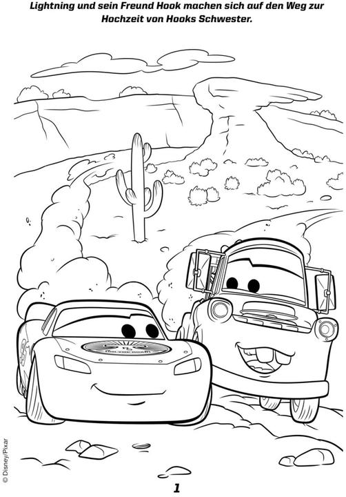Actual product image Disney Cars on the road: Fast-paced painting fun