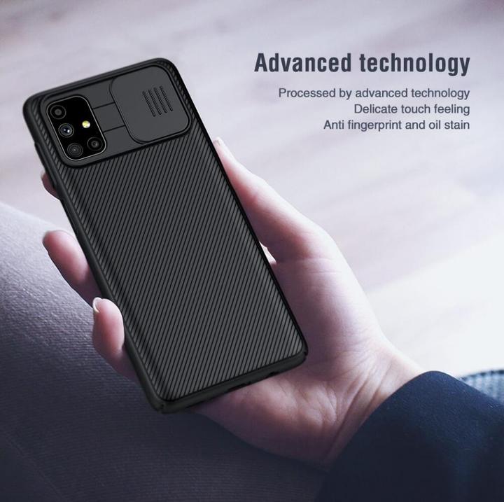Productafbeelding Nillkin CamShield hoesje voor Samsung Galaxy M51 (zwart) universeel (Samsung Galaxy M51)