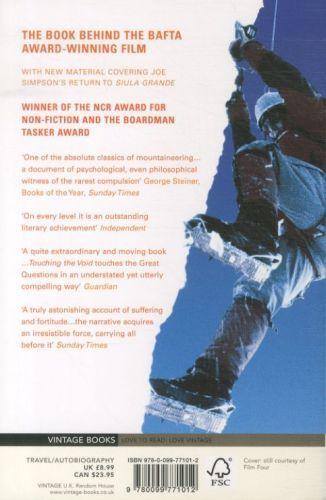 Image du produit Touching the Void (Anglais, Joe Simpson., 1998)