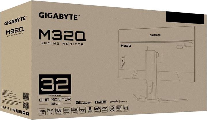Actual product image Gigabyte M32Q (2560 x 1440 pixels, 31.50")