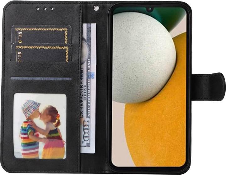 Produktbild Cover-Discount Galaxy A15 - Premium Handyhülle Etui schwarz (Samsung Galaxy A15)