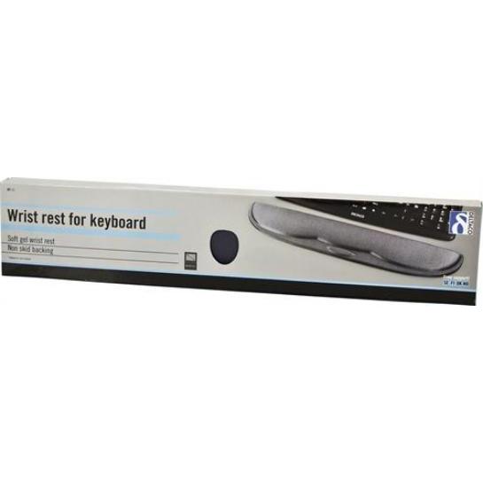 Thumbnail - Deltaco Mat Wrist support, gray, Maus + Tastatur Zubehör, Schwarz