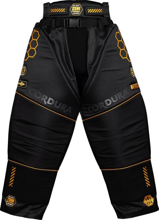 Zone Floorball Zone Goalie pants PRO3 SUPERWIDE black/gold (3XL)