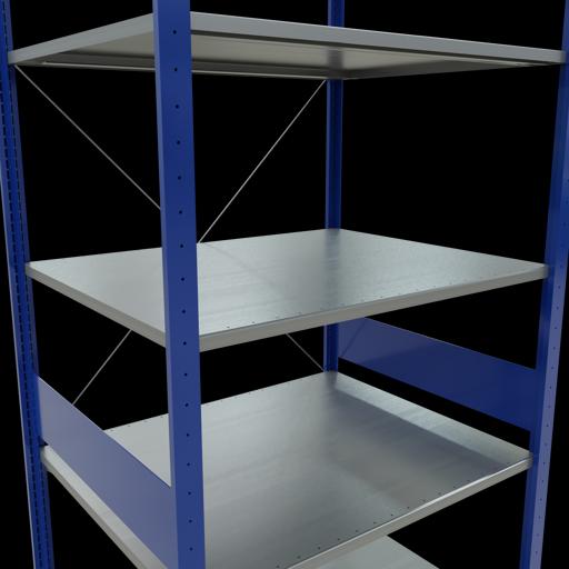 Actual product image Schulte Lagertechnik MULTIplus150 basic racking system with cross braces