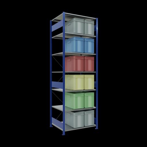 Actual product image Schulte Lagertechnik MULTIplus150 basic racking system with cross braces