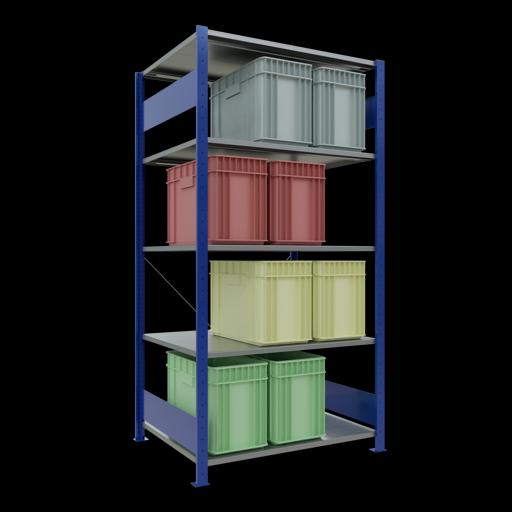 Actual product image Schulte Lagertechnik MULTIplus150 basic racking system with cross braces