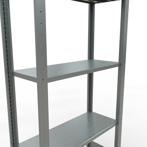 Immagine prodotto Schulte Lagertechnik Sistema di scaffalature di base senza viti MULTIplus150 con ripiani di lunghezza