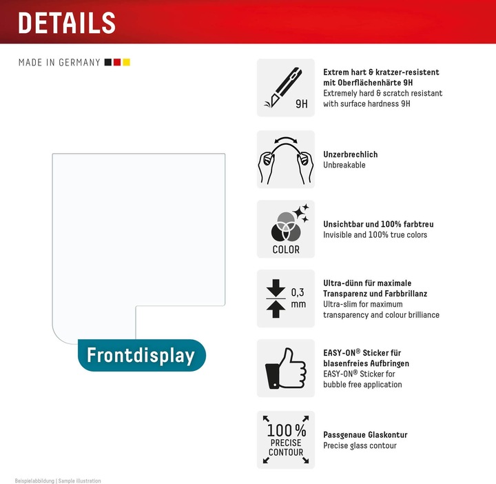 Produktbild Displex Smart Glass 2D (1 Stück, Samsung Galaxy Z Flip5, Samsung Galaxy Z Flip6)