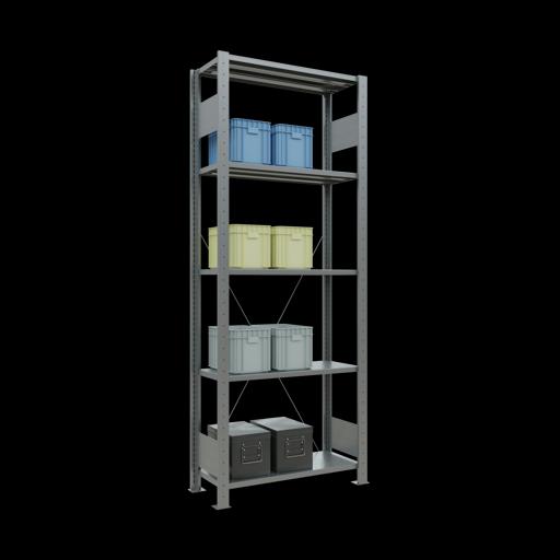 Actual product image Schulte Lagertechnik MULTIplus150 basic racking system with cross braces