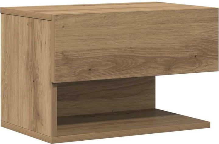 Produktbild vidaXL Nachttisch Wandschrank Nachtschrank Nachtkommode Hängend Artisan-Eiche (46 x 29.5 x 30 cm)