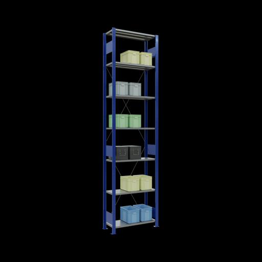 Immagine prodotto Schulte Lagertechnik MULTIplus150 sistema di scaffalatura di base senza bulloni con traversa