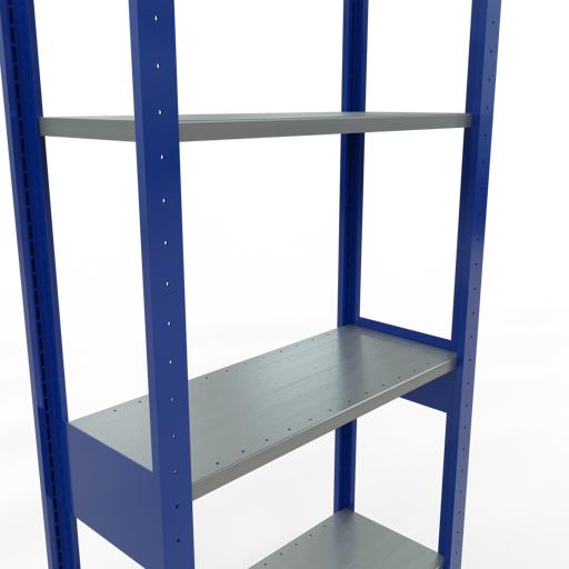 Immagine prodotto Schulte Lagertechnik Sistema di scaffalature di base senza viti MULTIplus150 con ripiani di lunghezza