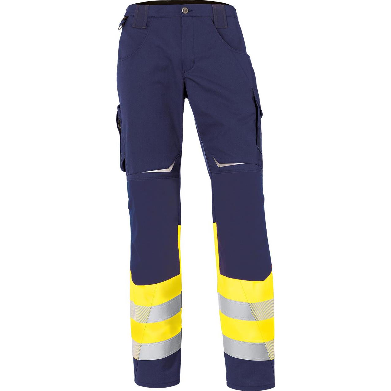 Kübler, Arbeitshose, Hose REFLECTIQ Klasse 1 warngelb/dunkelblau Form 2208 Grösse 60 (60)