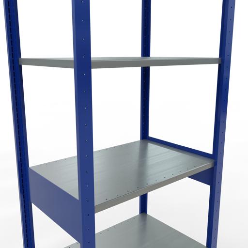 Immagine prodotto Schulte Lagertechnik Sistema di scaffalature di base senza viti MULTIplus150 con ripiani di lunghezza