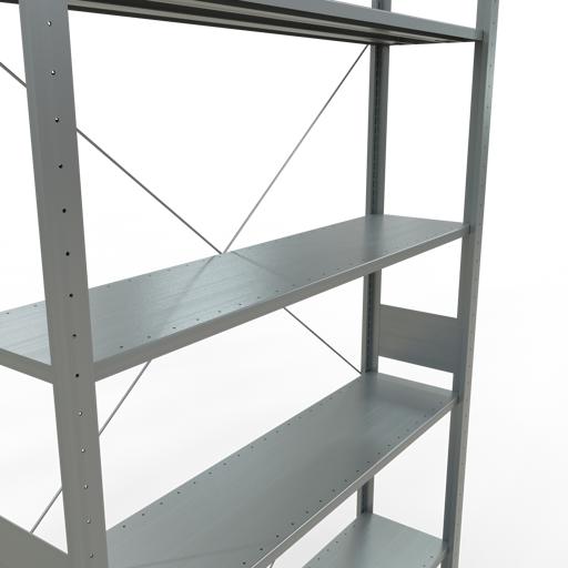 Actual product image Schulte Lagertechnik MULTIplus150 basic racking system with cross braces