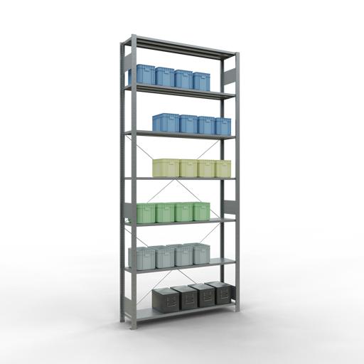 Actual product image Schulte Lagertechnik MULTIplus150 basic racking system with cross braces